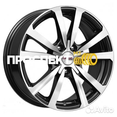 Диск 7x17/5x114,3 ET37 D66,6 Бэнкс (кс645) Блэк Джек