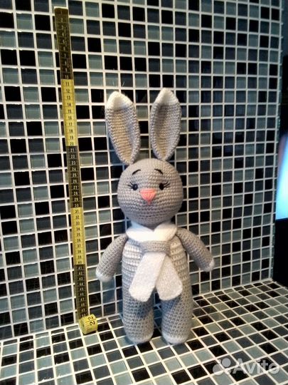 Мягкая игрушка заяц ручной работы