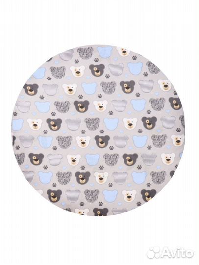 Простынь на круглую кроватку