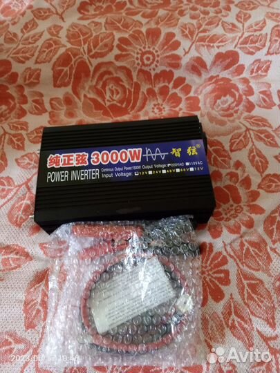 Инвертор Zhixian 3000 вт Чистый синус 12-220 V