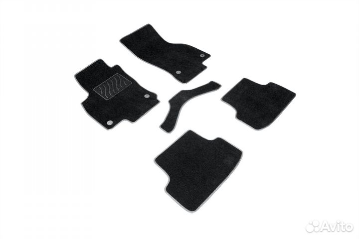 Коврики ворс hyundai santa FE III (компл) 89688