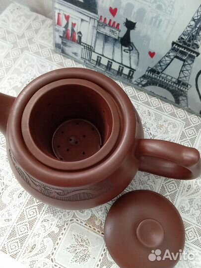 Чайник заварочный глиняный