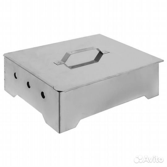 Коптильня-гриль портативная, сталь, 0,8/1,0 мм