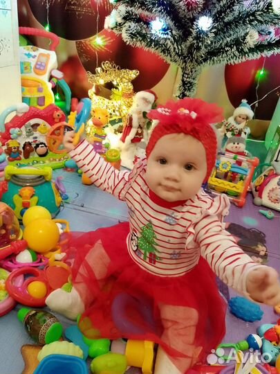 Платье новогоднее для девочки 74