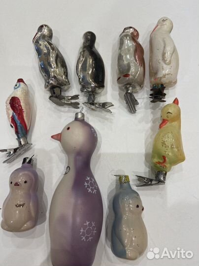 Елочные игрушки советские