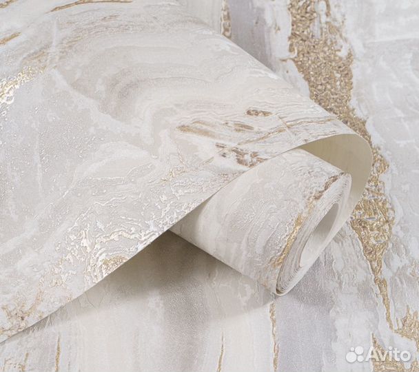 Обои с золотом Domani