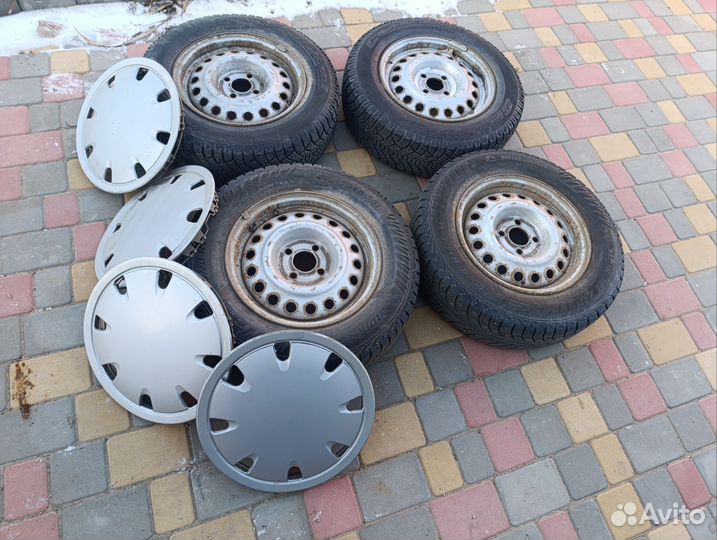 Колеса зимние в сборе на Renault Logan
