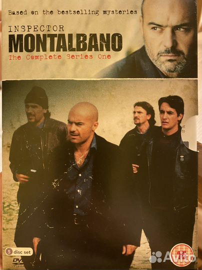 DVD на итальянском сериал «Инспектор Монталбано»