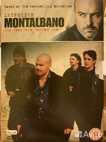 DVD на итальянском сериал «Инспектор Монталбано»