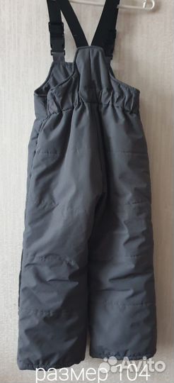 Полукомбинезон зимний 104-116