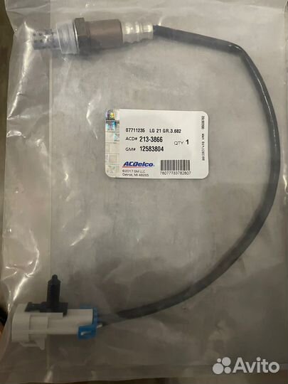 Кислородный датчик ACDelco 12583804