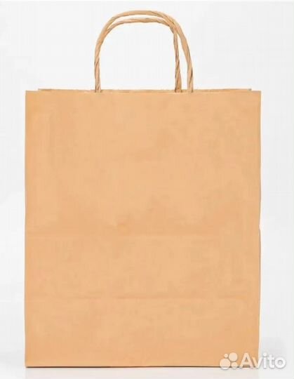 Крафтовый пакет, подарочный пакет, крафт пакет