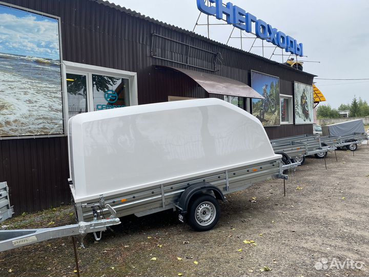 Прицеп мзса 3,5*1,5 м с пластиковой крышкой