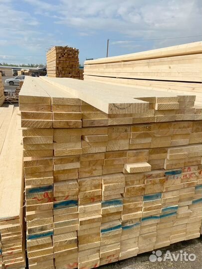 Доска обрезная 40х100х6000мм ГОСТ