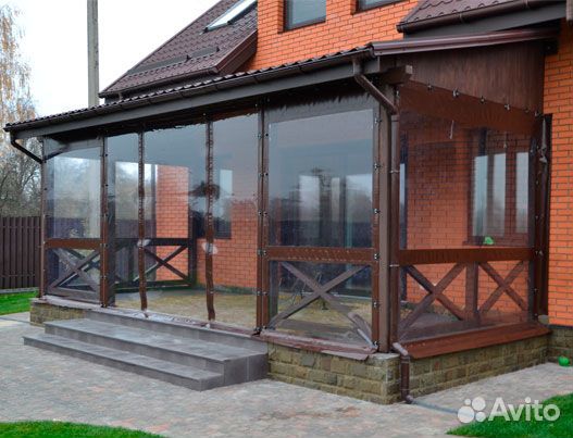 Мягкие окна морозостойкие на террасу