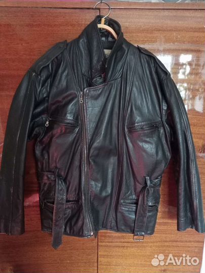 Кожаная куртка мужская