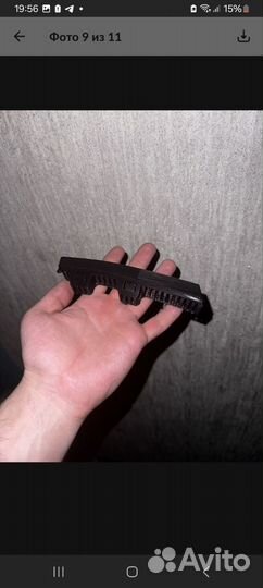 Кia ceed Декоративная заглушка на бампер