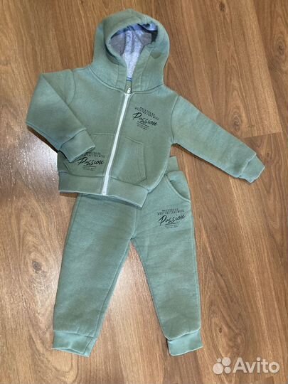Костюм детский из футера с начесом 86, 92