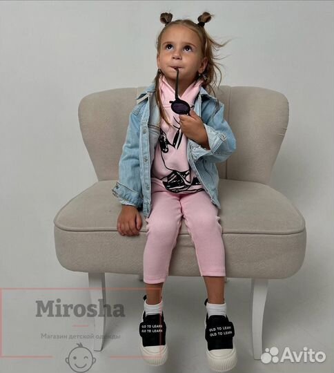 Джинсовка на девочку 110