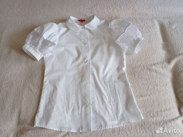 Блузка белая для девочек