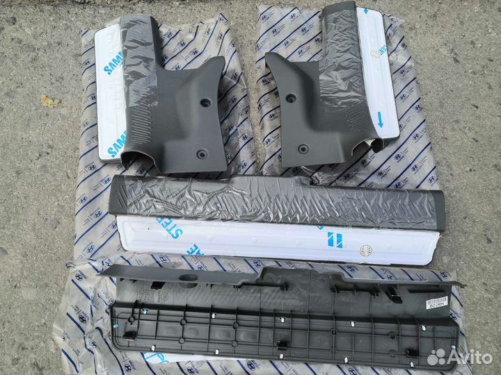 Пороги Хендай Сантафе Hyundai SantaFe