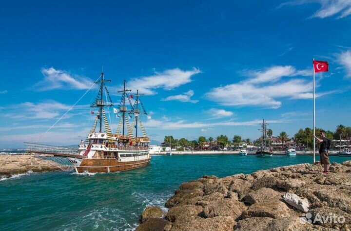 Тур в Сиде на 7 нч всё вкл. от 1 чел