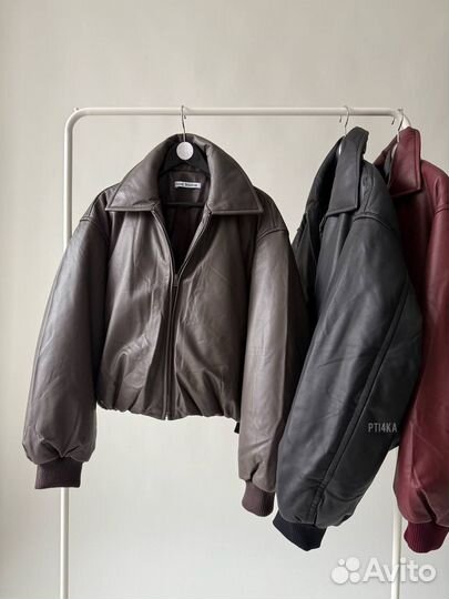 Бомбер Acne Studios Onnea Leather