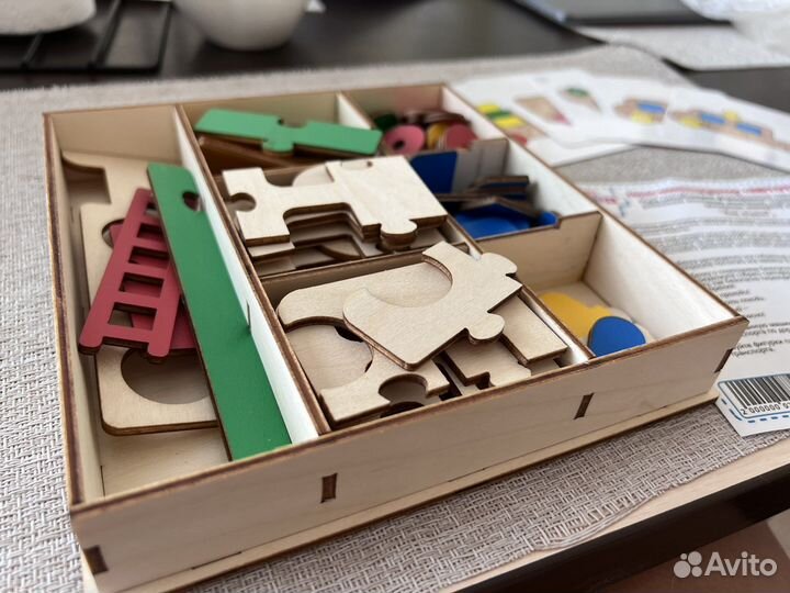 Деревянный пазл-конструктор