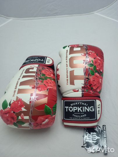 Боксерские перчатки top king 12oz Rose