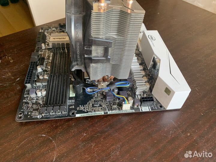 Материнская плата Asrock B250 PRO с i5 7400+кулер