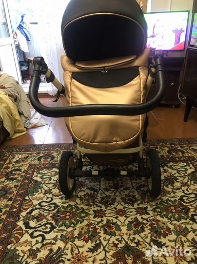 Коляска 2 в 1 эко кожа