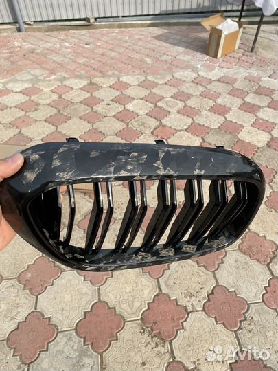Решетка радиатора BMW G30 дорестайл кованый карбон