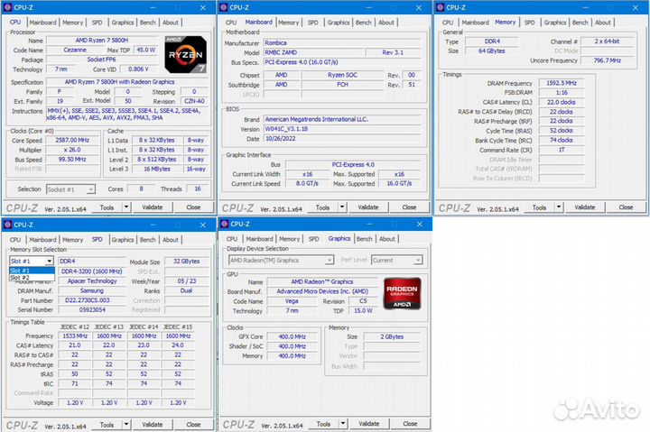 Rombica Zenith. AMD 5800H/64Gb/512Gb/IPS 15.6