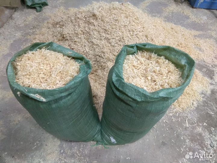 Опилки сухие стружка