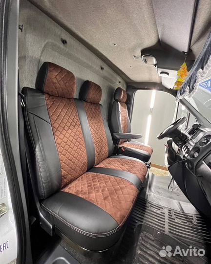 Авточехлы из алькантары Газель Next