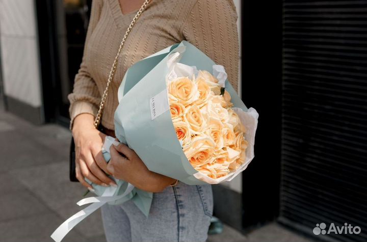 Букет с розами. 25 51 101 роза