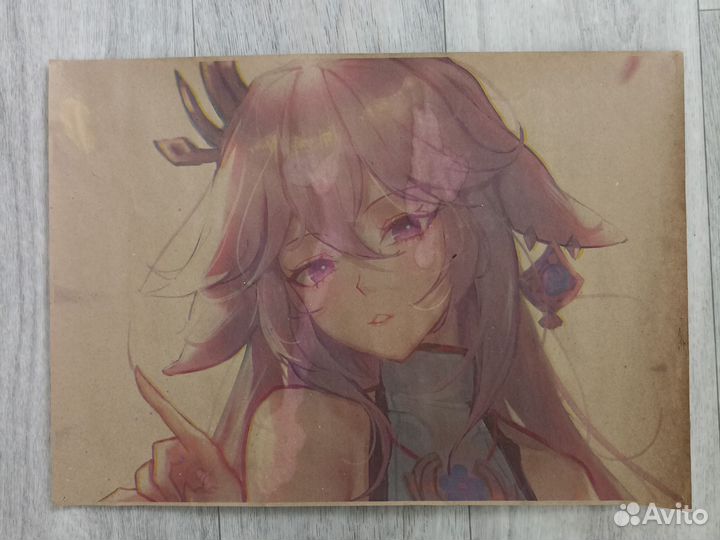 Плакат геншин импакт