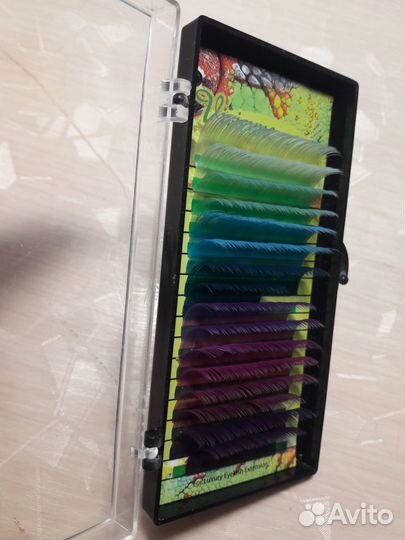 Цветные ресницы для наращивания Vivienne