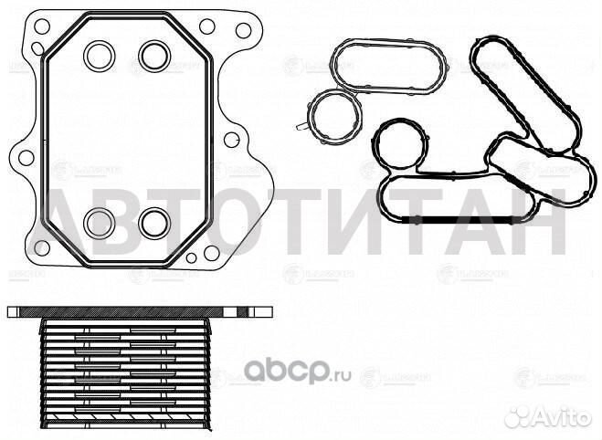 Радиатор масл. для а/м Ford Transit (06) /Fiat Duc