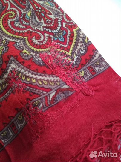 Старинные шерстяные шали-платки, винтаж