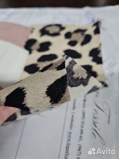 Ткань Креп leopard Италия premium
