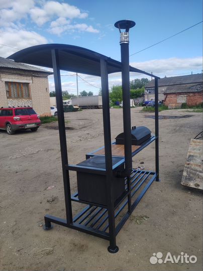 Мангальная зона лофт