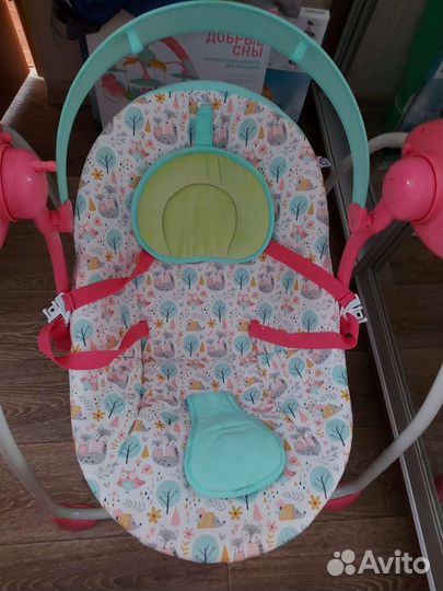 Детские электронные качели для новорожденных