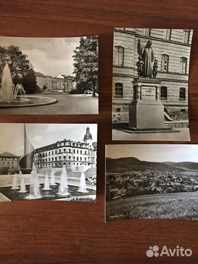 Открытки гдр Галле, Гарц 1971-74