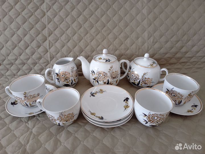 Редкие чайные сервизы Барановка, 60е годы