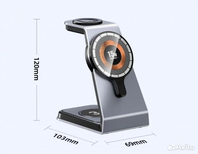 Беспроводное зарядное устройство 3в1 Remax RP-W85