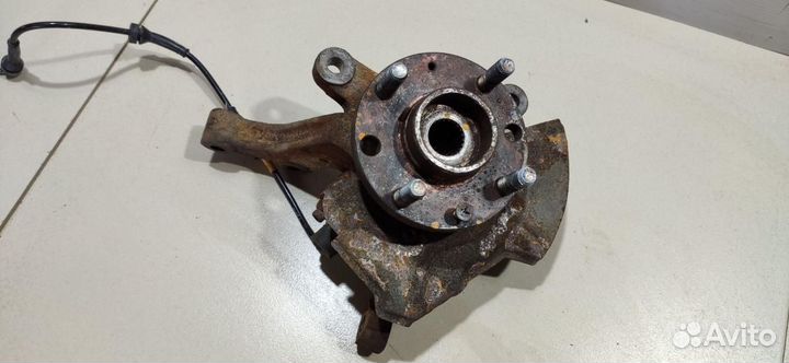 Кулак передний правый Chevrolet Aveo T250 рест