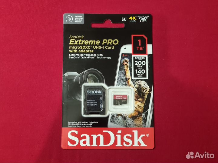 Карта памяти Sandisk Extreme Pro microsdxc 1tb
