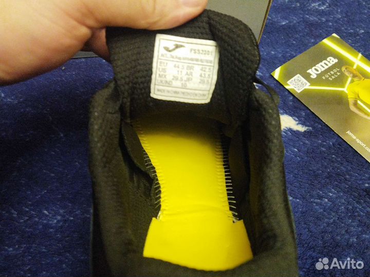 Футзалки joma 44 р 29см стелька натуральная кожа