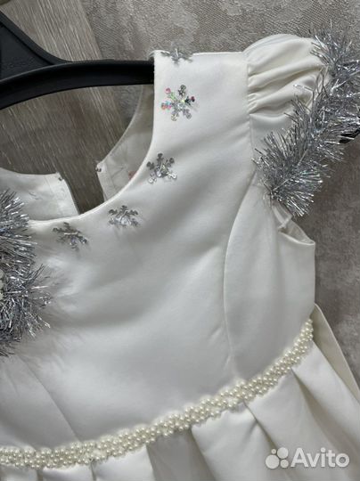 Платье костюм снежинки 110